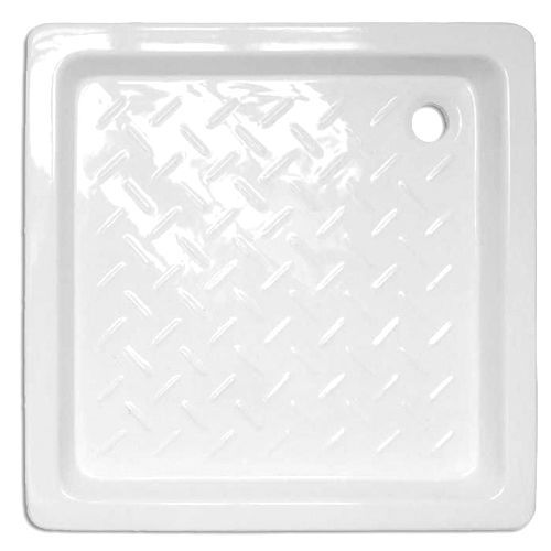 Square Shower Tray with Relief 80x80x7cm