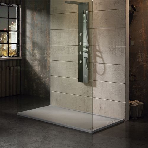 Plato ducha con semi-marco Bidai 70 cm, 80 cm, 90 cm