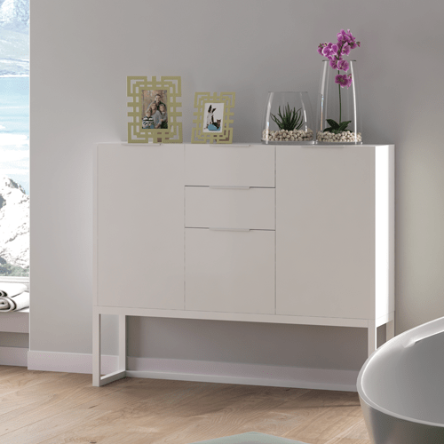 Mueble baño columna con estantes Deluxe alto 160 cm fondo 22 cm