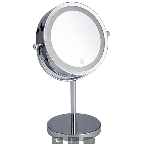 Espejo de tocador con luces luces de espejo de maquillaje pequeño