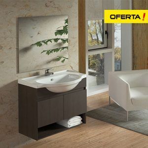 Bathroom set nebari sinatra with large washbasin
